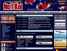 Tablet Screenshot of no1koi.com